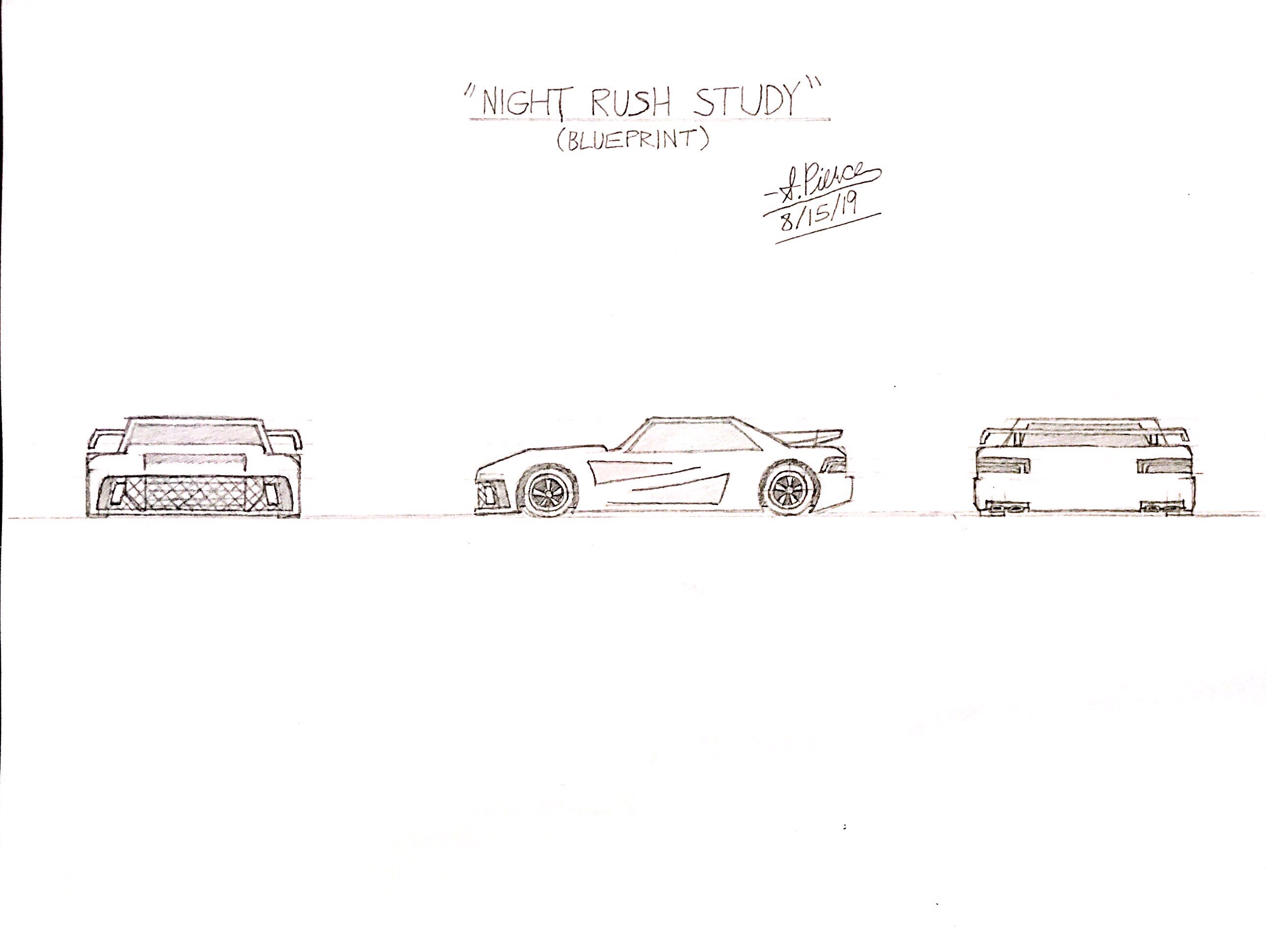 Night Rush Concept Car Study